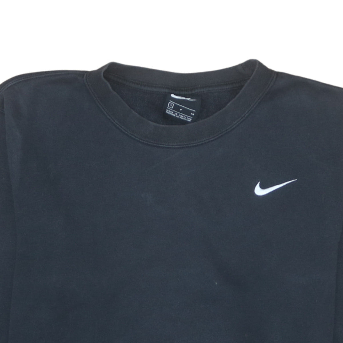 Mens UK Size S Nike Black Pullover Sweatshirt