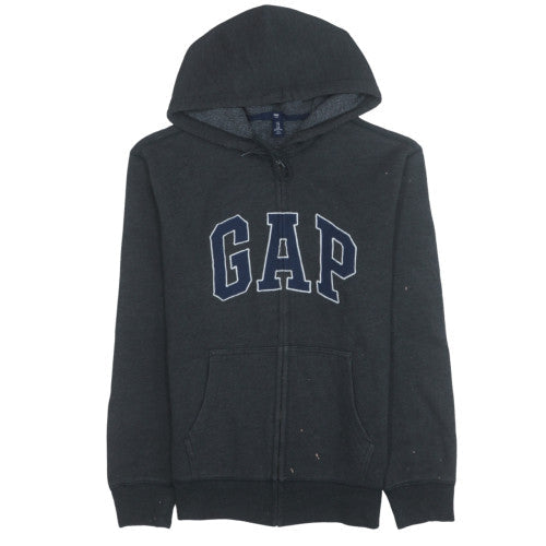 Mens UK Size M Gap Black Full Zip Hoodie