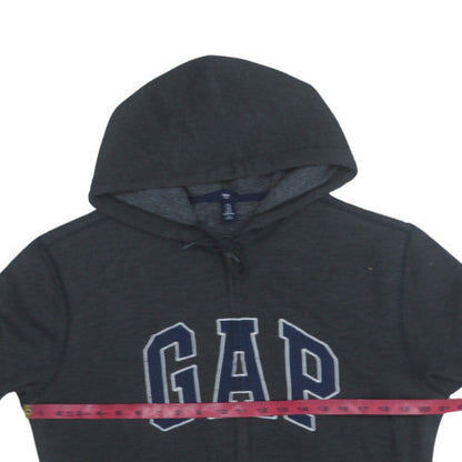 Mens UK Size M Gap Black Full Zip Hoodie