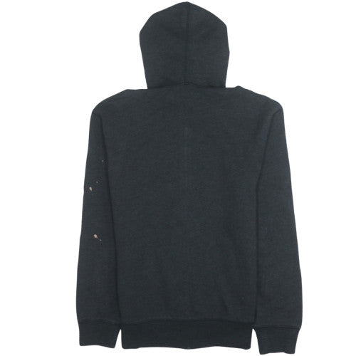 Mens UK Size M Gap Black Full Zip Hoodie