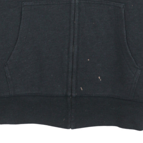 Mens UK Size M Gap Black Full Zip Hoodie