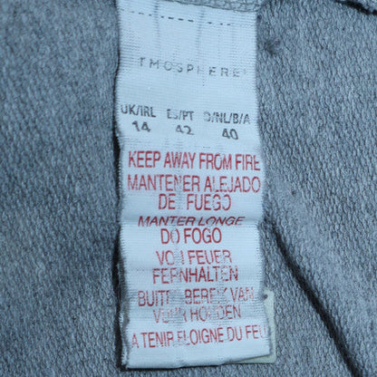 Womens UK Size 14 Atmosphere Grey Pullover Sweatshirt