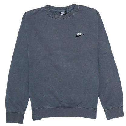Womens UK Size S Nike Blue Pullover Sweatshirt