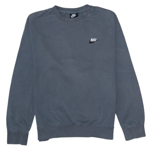 Womens UK Size S Nike Blue Pullover Sweatshirt