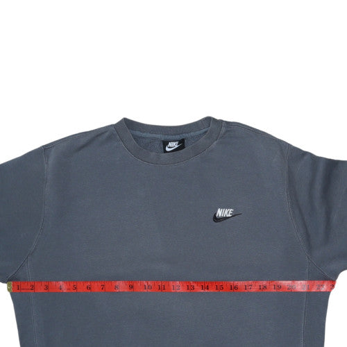 Womens UK Size S Nike Blue Pullover Sweatshirt