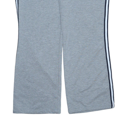 Nxt Active Women Grey Track Pants Size 16L Elastic Waist Side Stripe