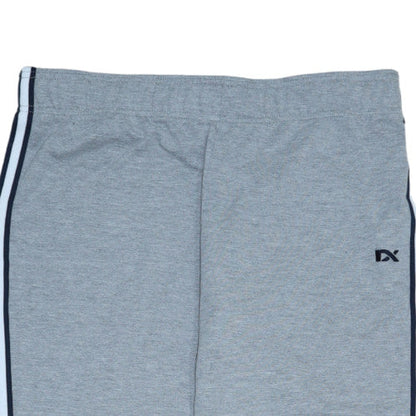 Nxt Active Women Grey Track Pants Size 16L Elastic Waist Side Stripe