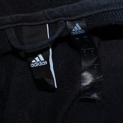Mens UK Size L adidas Black Full Zip Hoodie