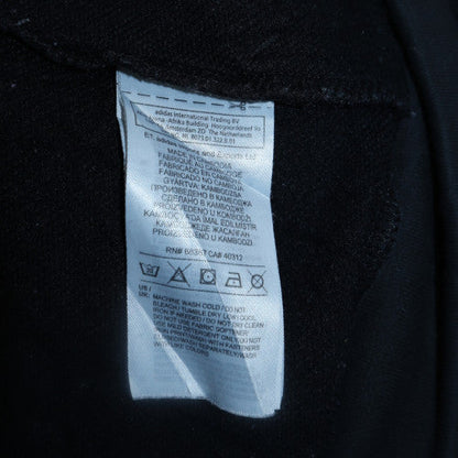 Mens UK Size L adidas Black Full Zip Hoodie