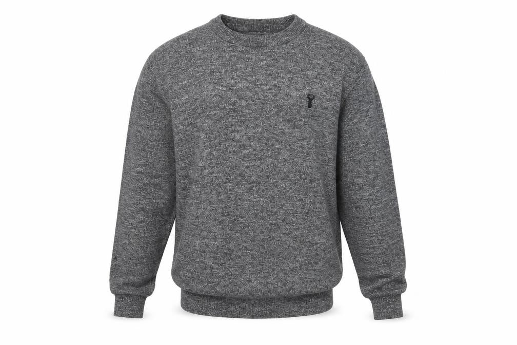 Next Men’s Grey Crew Neck Knit Jumper Size M Classic Pullover