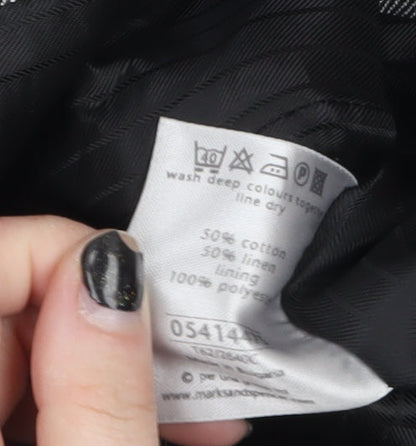 Womens UK Size 12 Marks and Spencer Grey Overcoat