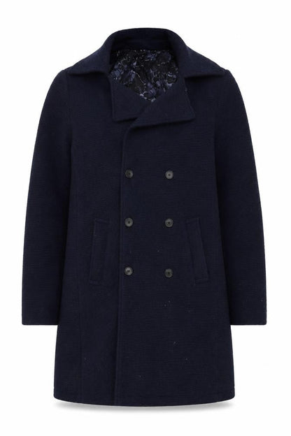Womens UK Size L Feraud Blue Pea Coat