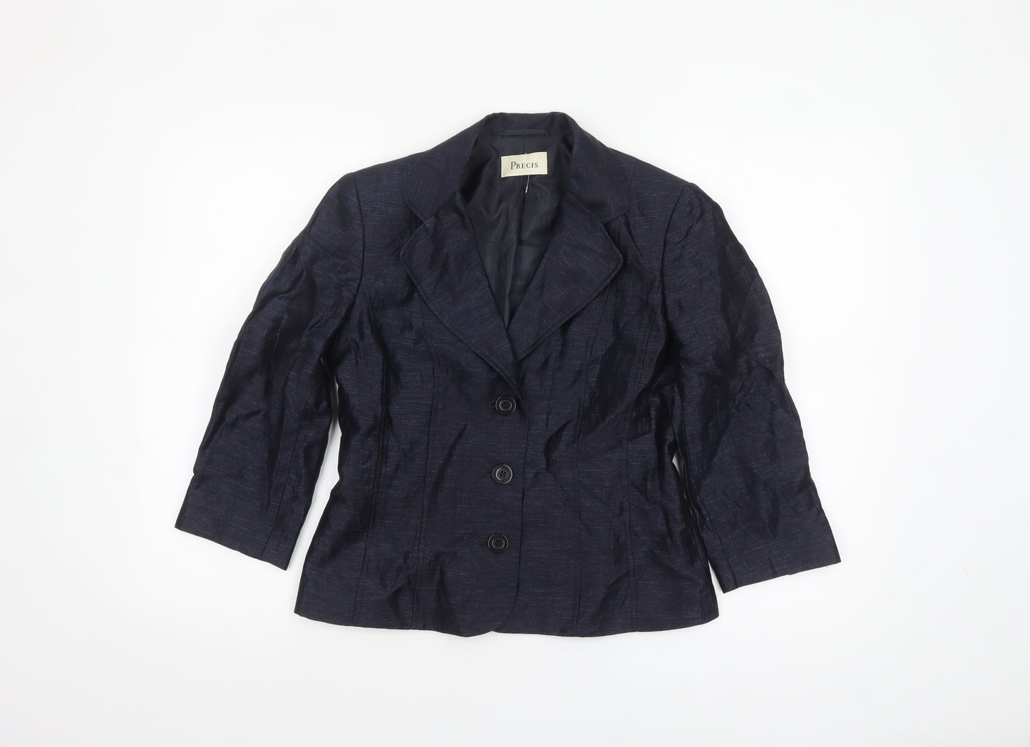 Womens UK Size 8 Precis Regular Blue Blazer