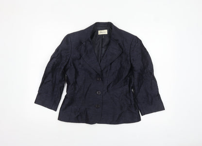 Womens UK Size 8 Precis Regular Blue Blazer