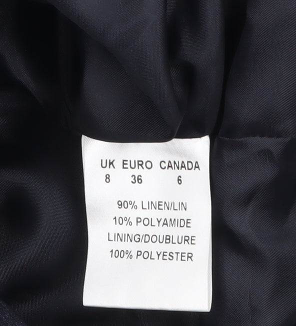 Womens UK Size 8 Precis Regular Blue Blazer