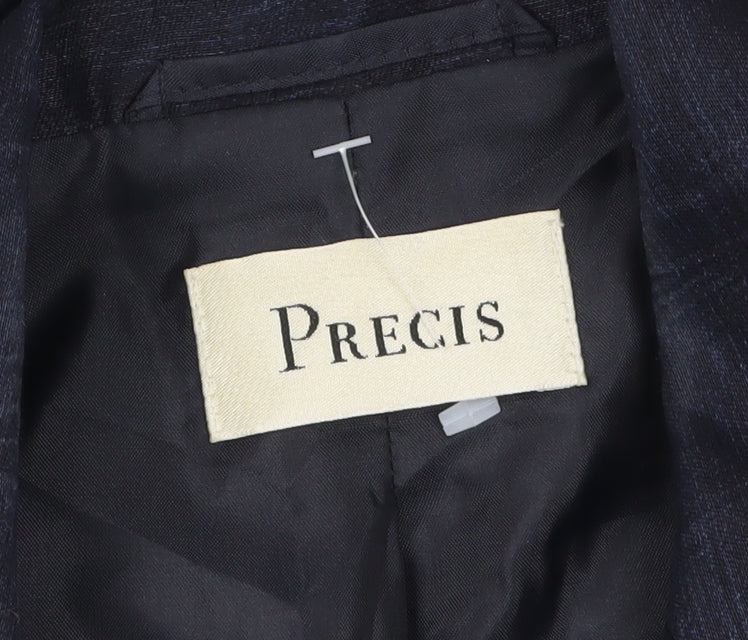 Womens UK Size 8 Precis Regular Blue Blazer