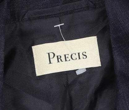 Womens UK Size 8 Precis Regular Blue Blazer