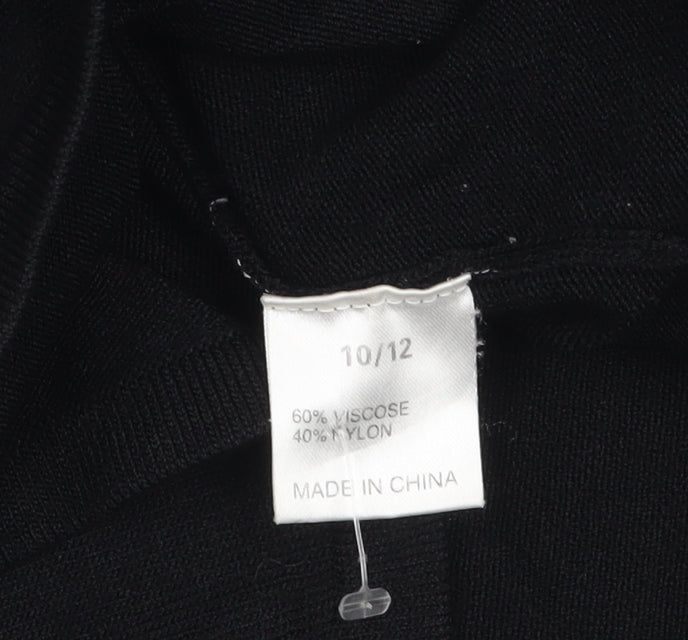 Womens UK Size 10/12 Michele Hope Black Cardigan Jumper