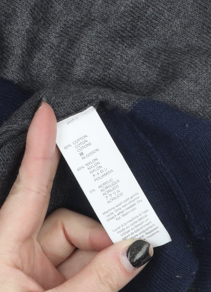 Womens UK Size S Gap Grey Cardigan Jumper