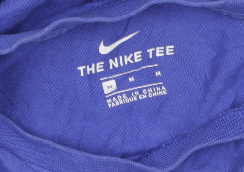 Mens UK Size M Nike Blue  T-Shirt