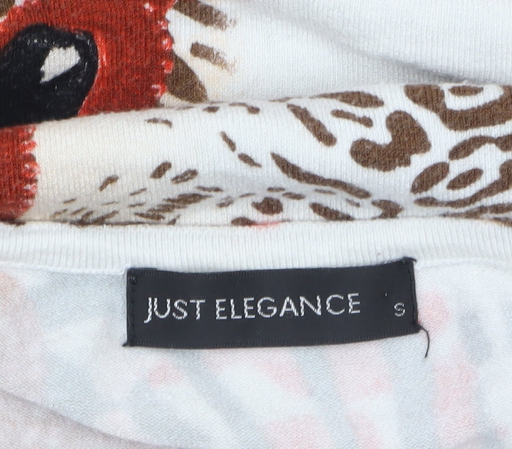 Womens UK Size S Just Elegance Multicoloured Pullover Jumper