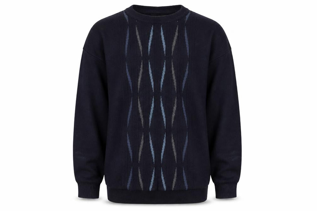 Mens UK Size L Farah Blue Pullover Jumper