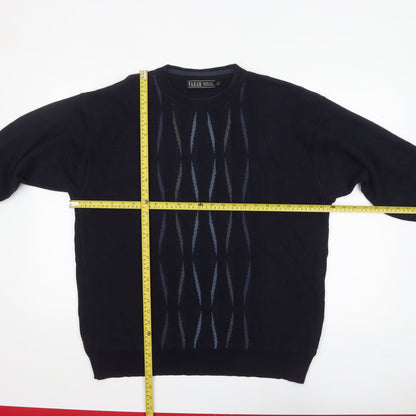 Mens UK Size L Farah Blue Pullover Jumper
