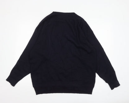 Mens UK Size L Farah Blue Pullover Jumper