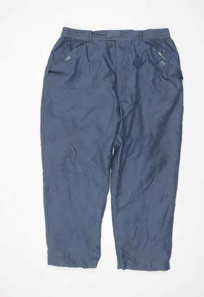 Mens UK Size 44 Pegasus Regular Fit Snow Pants Blue Trousers