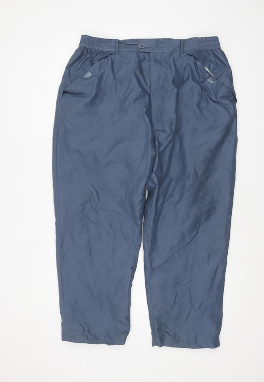 Mens UK Size 44 Pegasus Regular Fit Snow Pants Blue Trousers