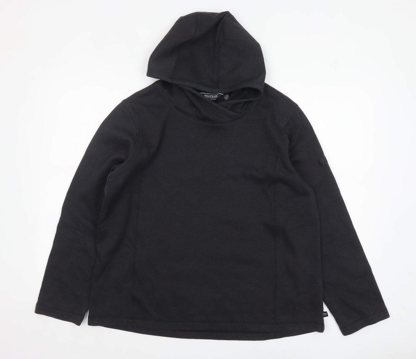 Womens UK Size 20 Regatta Black Pullover Hoodie