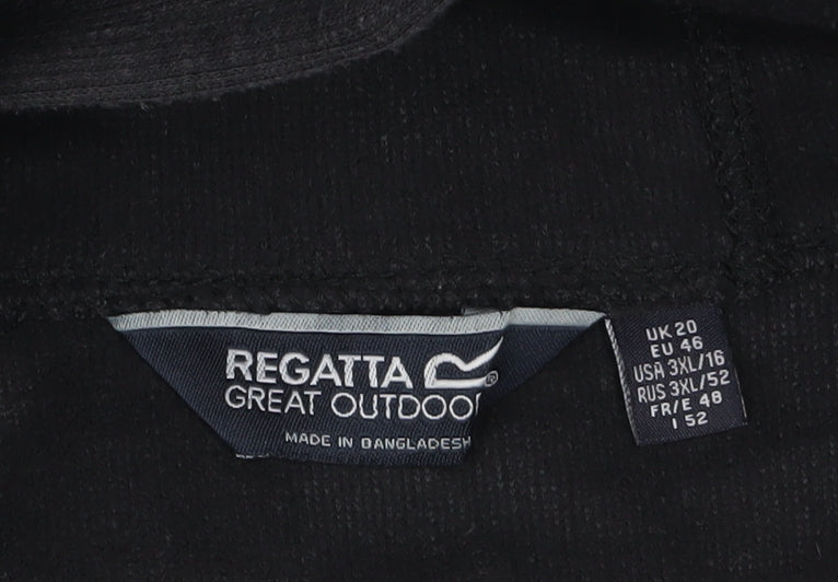 Womens UK Size 20 Regatta Black Pullover Hoodie