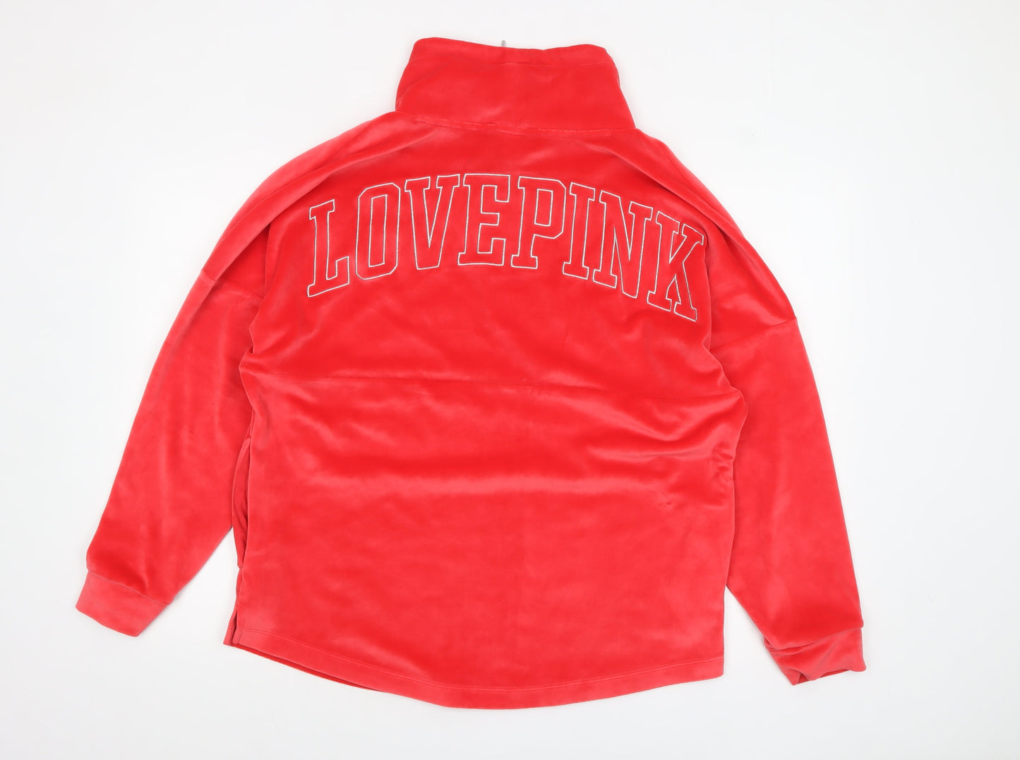 Womens UK Size M Victoria's Secret Red Pullover Sweatshirt