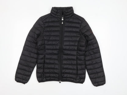 Geographical Norway Womens Black Size 12 Puffer Jacket Lightweight Quilted Outerwear
