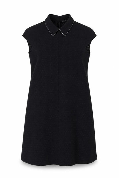 Zara Women’s Black Collared Sleeveless Shift Dress XS