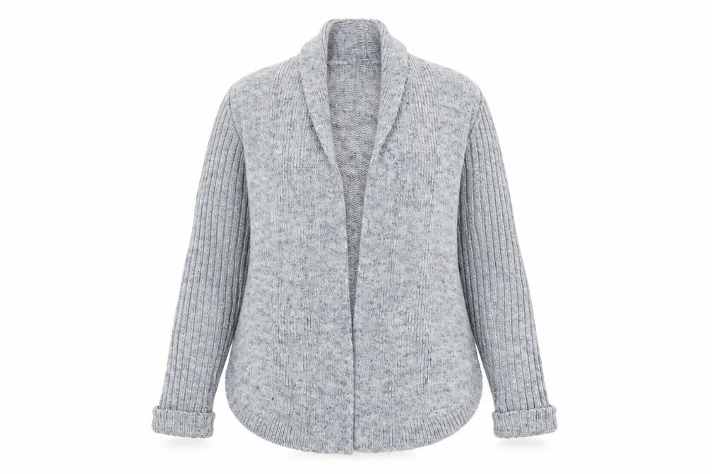Womens UK Size 16 Marks and Spencer Grey Cardigan Jumper