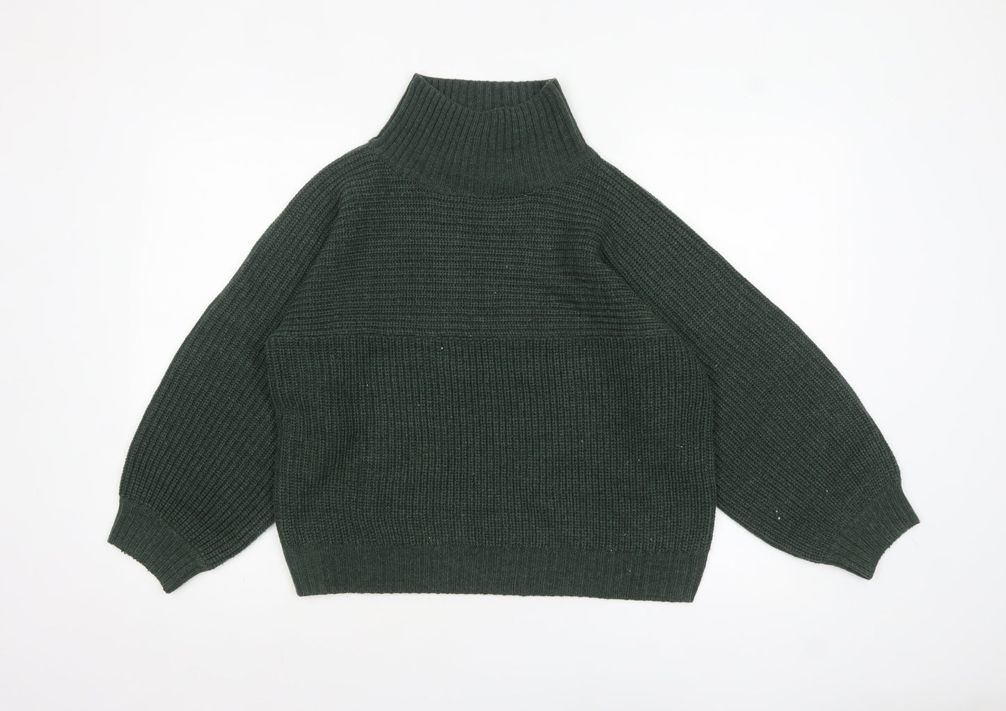 Womens UK Size S Monki Green Pullover Jumper