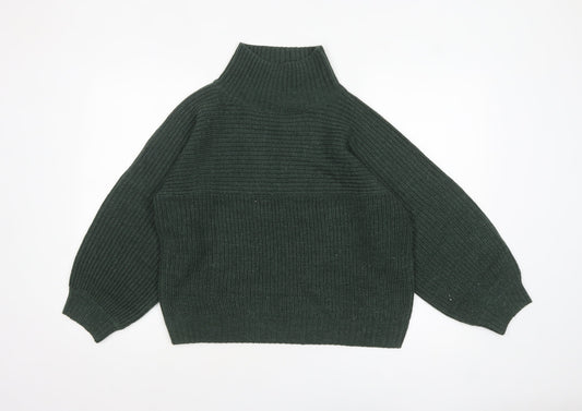 Womens UK Size S Monki Green Pullover Jumper