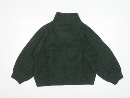Womens UK Size S Monki Green Pullover Jumper