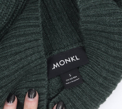 Womens UK Size S Monki Green Pullover Jumper