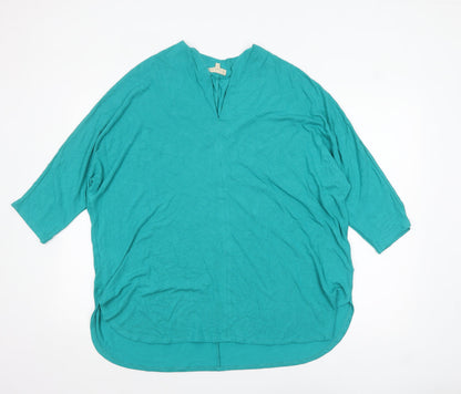 Womens UK Size 18 Phase Eight Green Tunic Jumper
