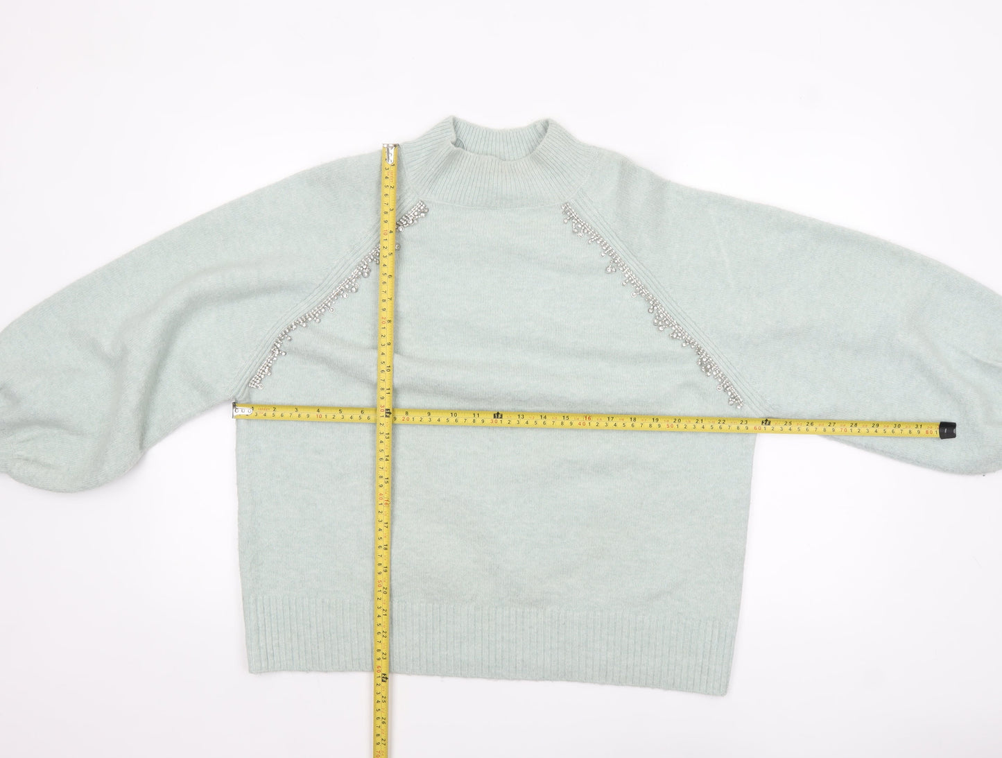 Womens UK Size 14 River Island Green Pullover Jumper