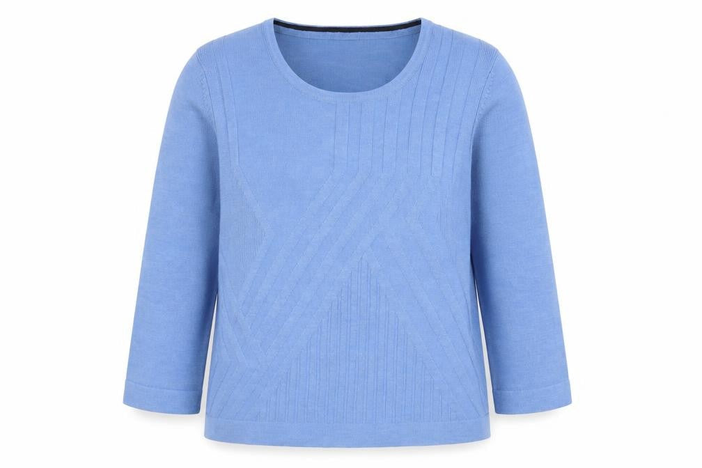 Womens UK Size M Viyella Blue Pullover Jumper