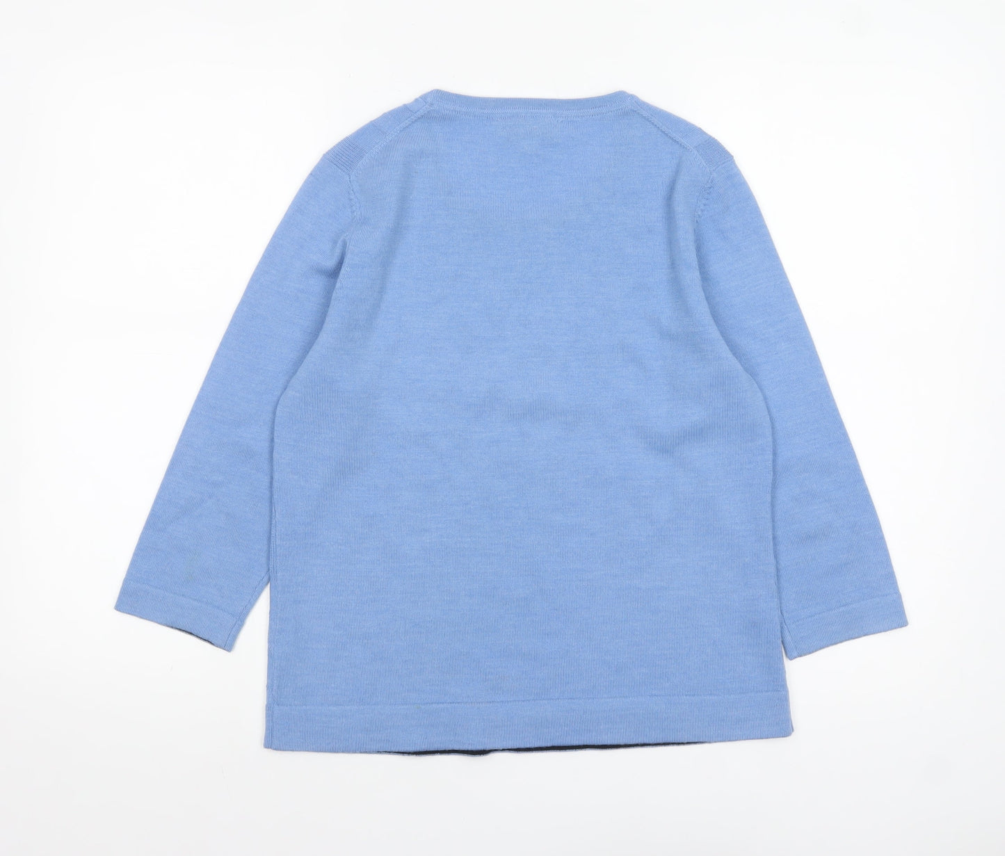 Womens UK Size M Viyella Blue Pullover Jumper