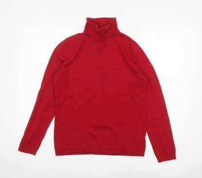 Womens UK Size M Talbots Red Pullover Jumper