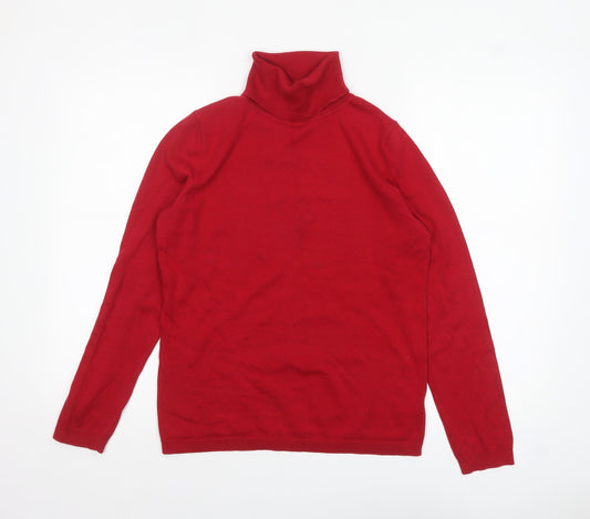 Womens UK Size M Talbots Red Pullover Jumper