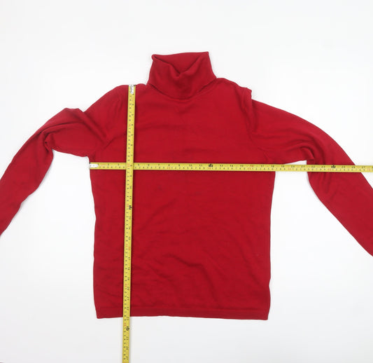 Womens UK Size M Talbots Red Pullover Jumper