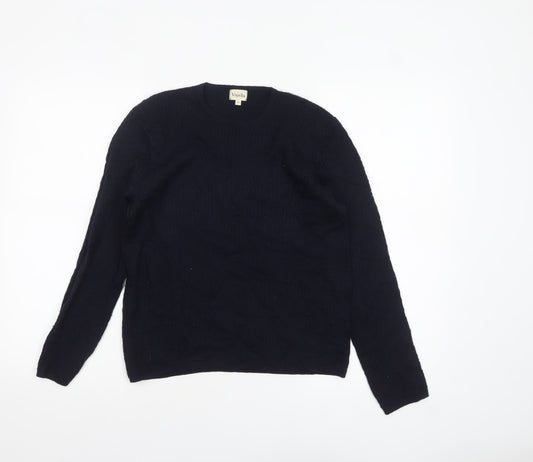 Womens UK Size M Viyella Black Pullover Jumper