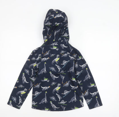 Boys UK Size 5-6 Years Mountain Warehouse Blue Soft Shell