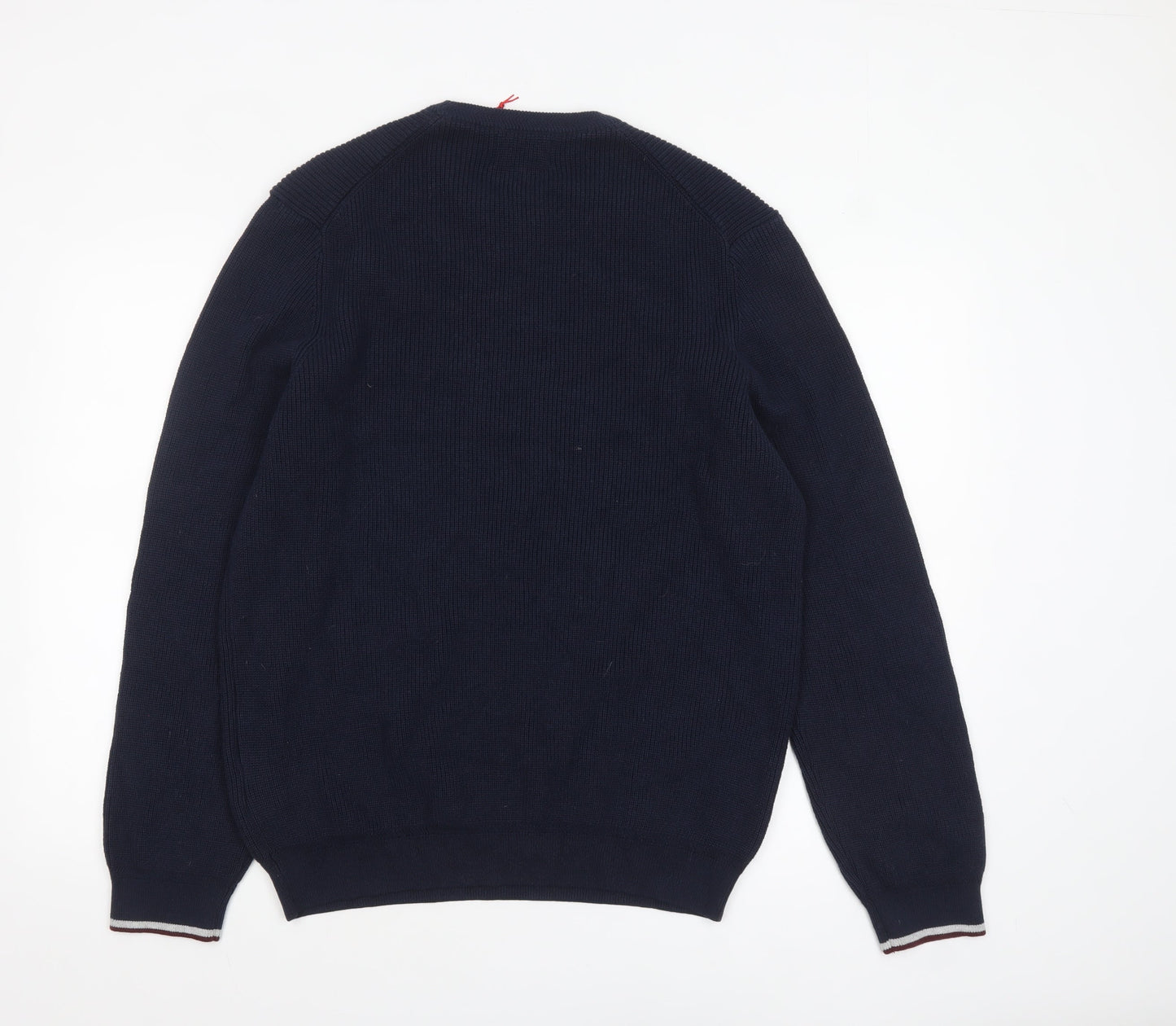 Mens UK Size XL Marks and Spencer Blue Pullover Jumper
